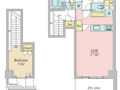 Open Residencia Hiro-o the House SOUTH COURT Floor plan